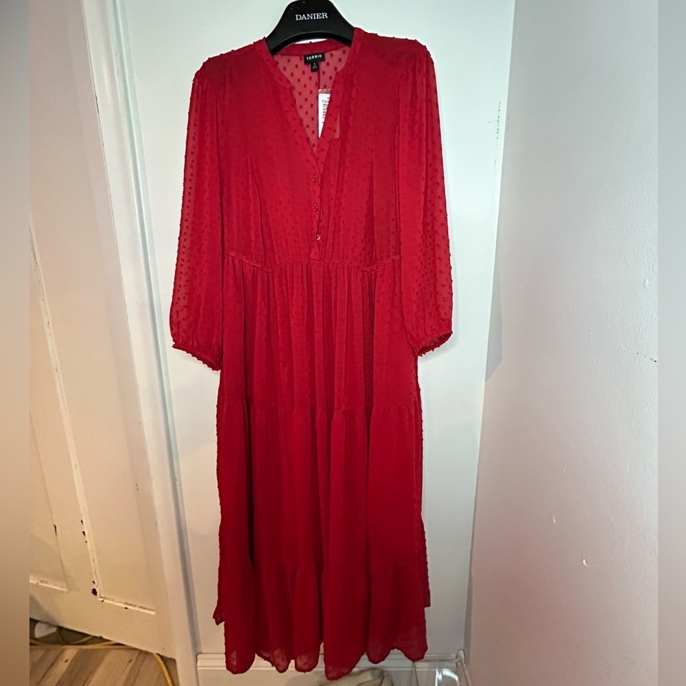 Torrid Red Maxi Dress